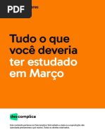 eBook Tudo o Que Voce Deveria Ter Estudado Em Marco