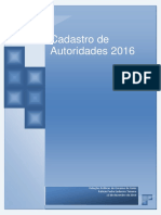 CADASTRO DE AUTORIDADES DO ESTADO