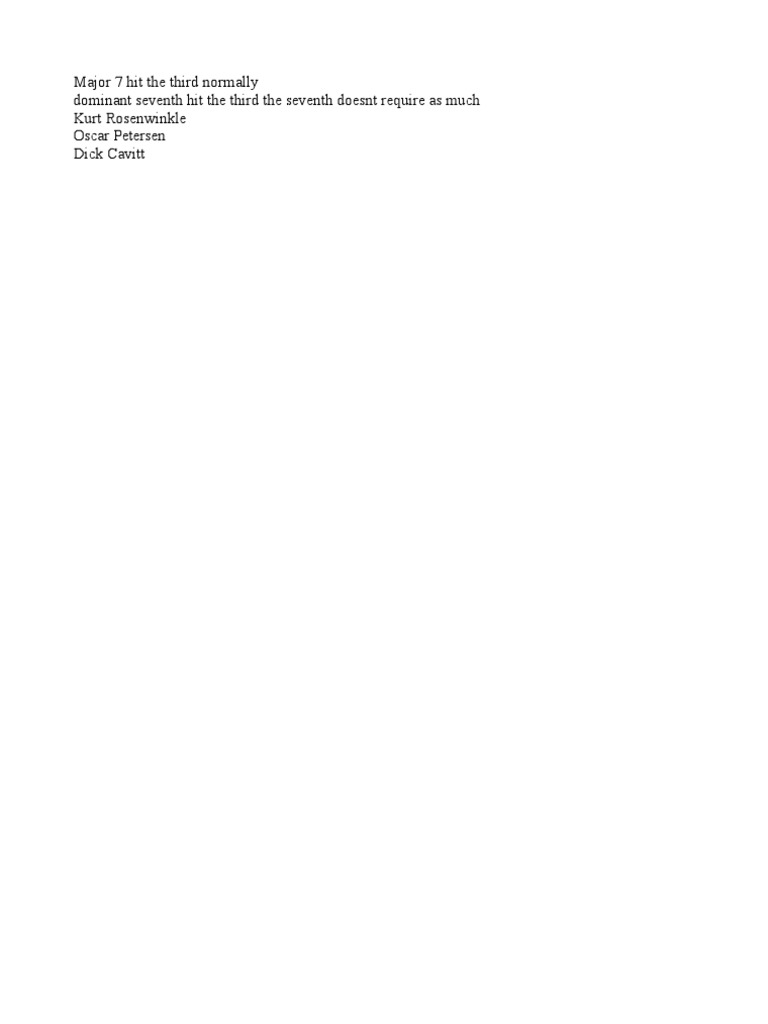 Jazzimprovnotes | PDF