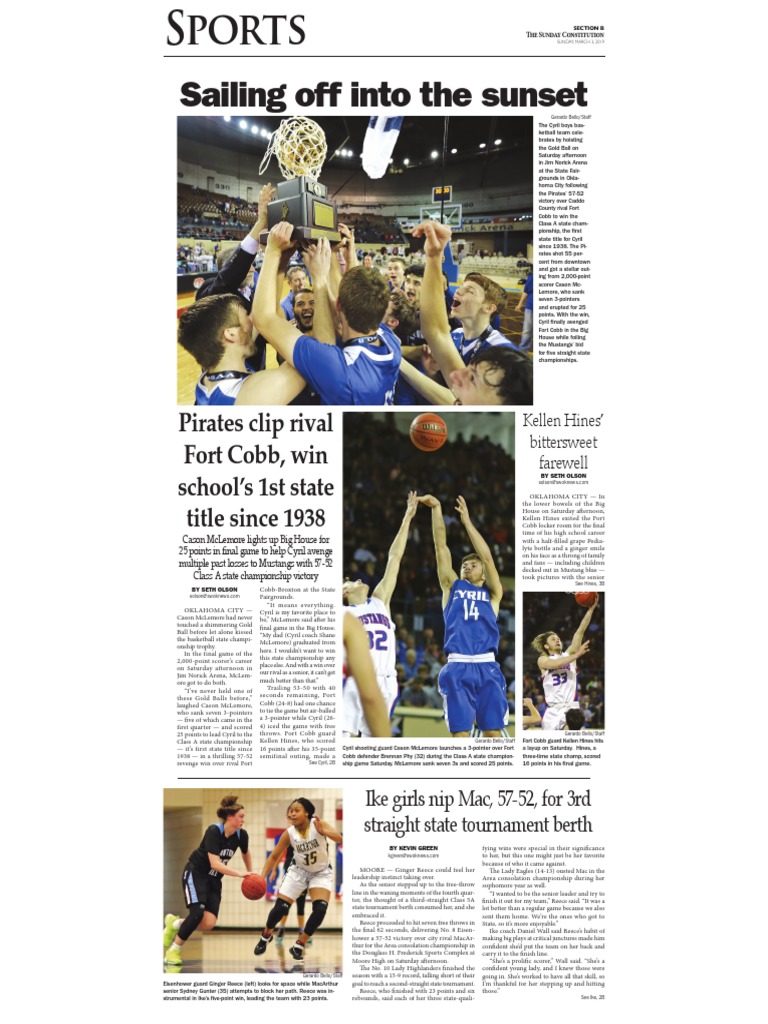 Oklahoma High School Hoops Triumphs | PDF | Sports Rules And ...