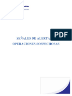 Senales de Alerta de Operaciones Sospechosas