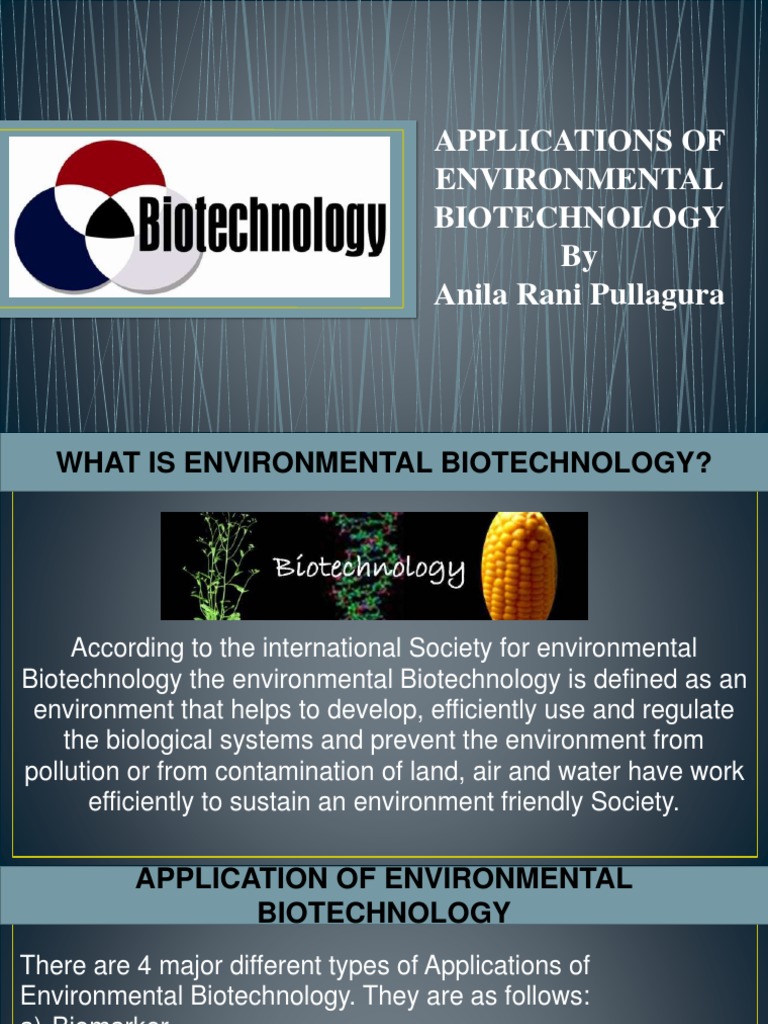 Applications of Environmental Biotechnology | PDF | Biotransformation ...