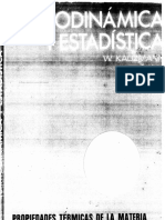 (Propiedades Térmicas de La Materia II) W. Kauzman - Termodinámica y Estadística - Aplicada A Los Gases (1971) PDF