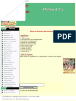 Livro de Receitas - Molhos & Cia. - Molho de Pimenta Dedo de Moça