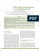 Dairy Supply Chain Conceptual Framework