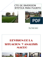 Proyecto Cancha de Fulbito Grass Sintetico