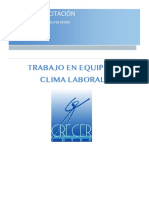 Trabajo en Equipo y Clima Laboral PDF