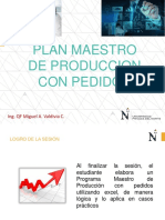 CLASE 6. Plan Maestro de Produccion Con Pedidos