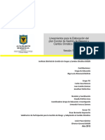 Lineamientos PLANES ESCOLARES de GR - CC PDF