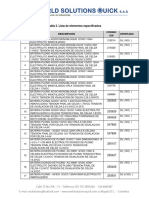 Lista baterías plomo-ácido especificadas