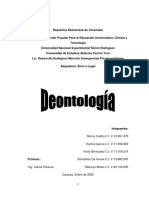 Deontologia. Trabajo PDF