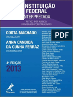Constituição Federal Interpretada 2013 - Costa Machado e Anna Candida