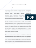 Estudio Petrológico y Geológico de La Formación El Callao