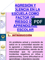 Agresión y Violencia en La Escuela - Libany Ruth