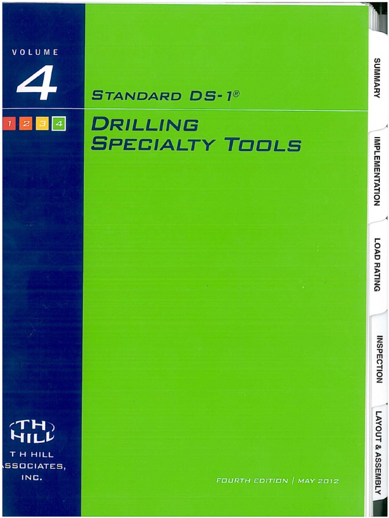 DS-1 - Drilling Speciality Tools - Volume 4 | PDF