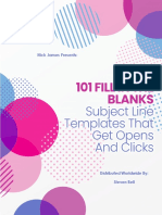 101 Fill in the Blanks Subject Line Templates That Get Opens and Clicks
