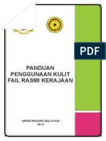 Panduan Penggunaan Kulit Fail Rasmi Kerajaan PDF