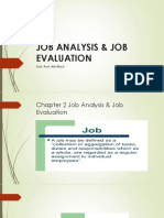 Job Analysis & Job Evaluation