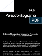 16 - Clase PSR y Periodontograma