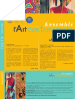 Flyer Exposition Ensemble L'art Contemporain 2020
