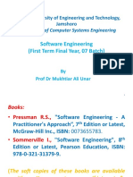 Software Engineering - Notes