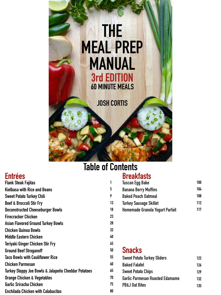 The Meal Prep Manual - 60 Minute Meals V3 PDF | PDF | Beef | Stir Frying