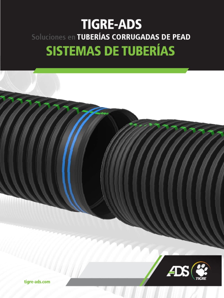 Catalogo Tubería PEAD Tigre ADS PDF | PDF | Tubería (transporte de ...