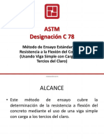 ASTM Designacion C 78 Metodo de Ensayo E
