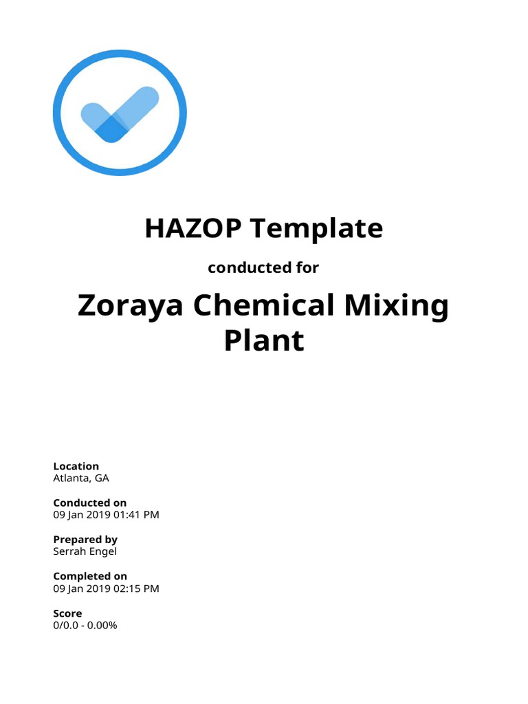 HAZOP Report PDF | PDF | Chemical Engineering | Mechanical Engineering