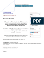 Aplicación de Lidocaína Simple Al 2% en Tejido Celular Subcutáneo de Heridas Quirúrgicas Limpias-Contaminadas y Contaminadas para Disminuir La Incidencia de Infección