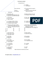 Listening 5 Student Sheet PDF