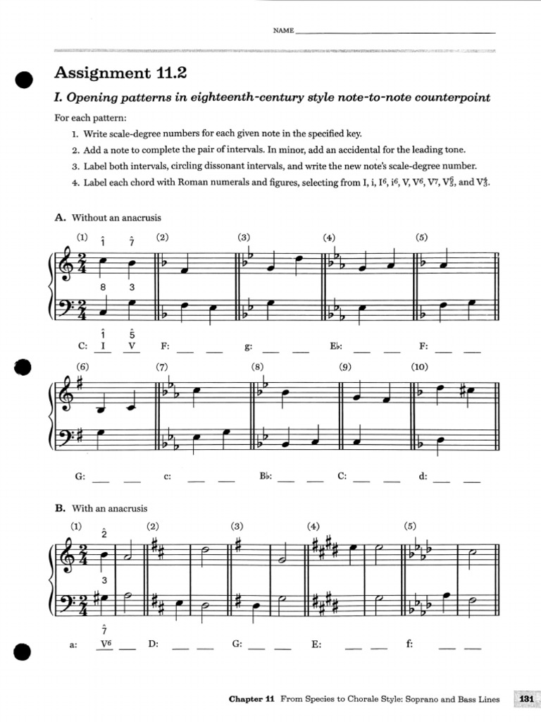 Musicians guide to theory and analysis 3rd edition assignment 11 2