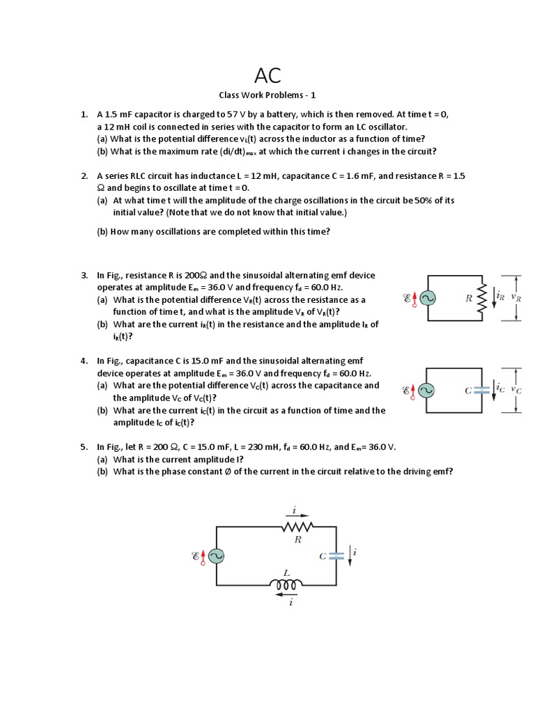 Ac - 1 | PDF | Science & Mathematics