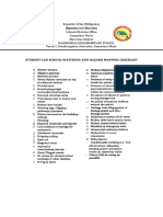 Checklist Hazard Mapping