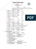 3rd GRADINg Exam Answer Key