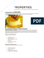 FOOD PROPERTIES