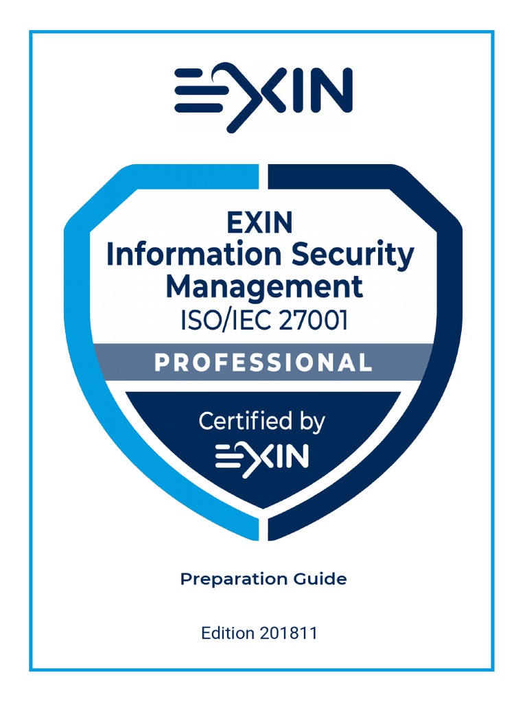 Exin Information Security Management Professional Preparation Guide Pdf