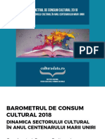 Barometrul de Consum Cultural 2018