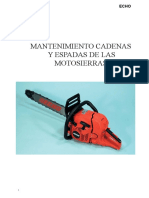 Manual ECHO Motosierras y Afilado Cadenas