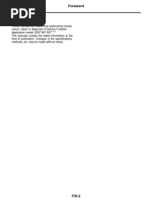 Subaru Forester Service Manual PDF