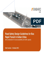 Road Safety Design Guidelines for Bus Rapid Transit