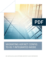 MIGRATING ASP.NET CONFIG TO IIS 7 INTEGRATED MODE