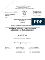 Modélisation Des Plaques Par La Méthode Des Éléments Finis PDF