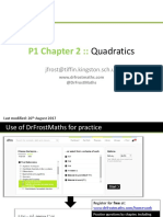 P1 Chp2 Quadratics