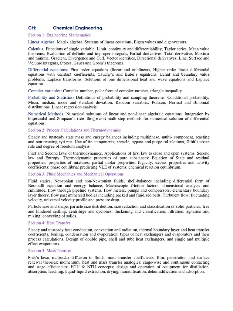 GATE Syllabus PDF | PDF