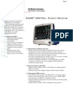 GE Dash 4000 Pro Patient Monitoring Brochure