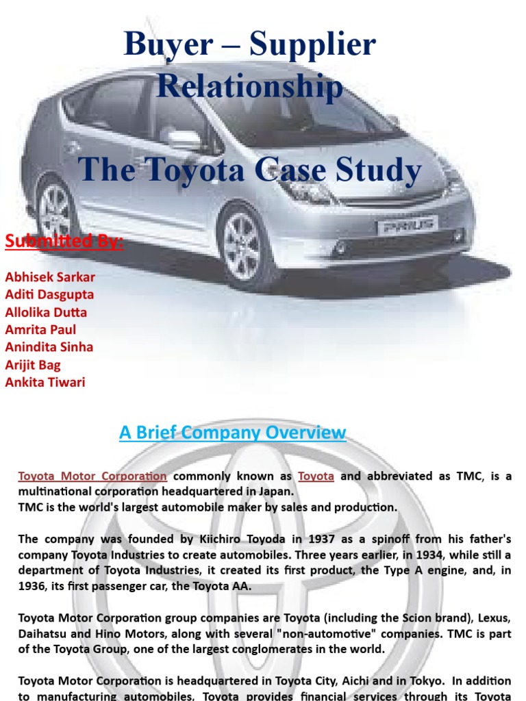 toyota case study pdf