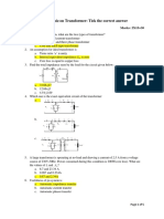 Review Sheet Transformers PDF