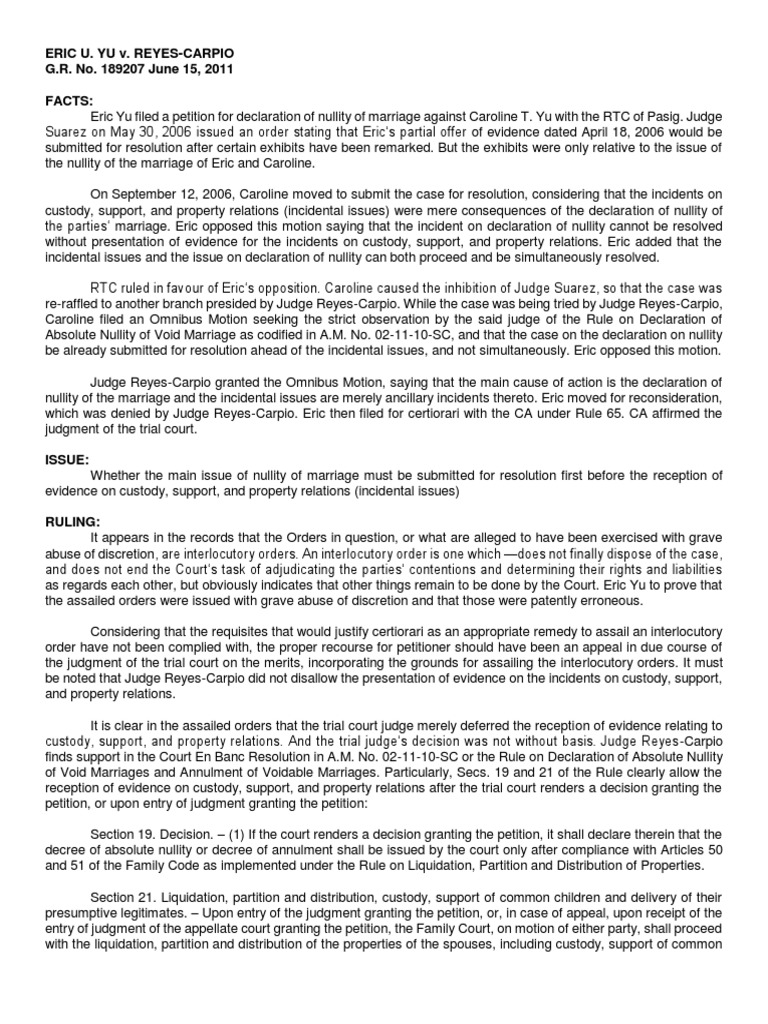 Final Decree of Distribution Ruling | PDF | Annulment | Judgment (Law)