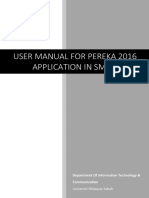 Pereka Online Registration Manual